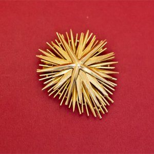 Vintage Intricate Exploding Star Brooch by Crown Trifari - F48